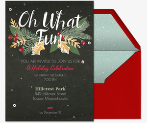 holiday party invitations