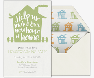 New Home Party Invitation New Home Party Invitation