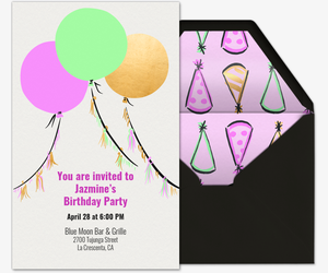design birthday party invitations