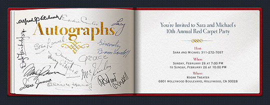 book signing invitation template