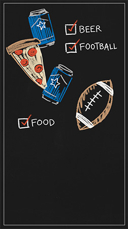 Beer Football Food Invitation