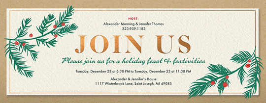 Free Office Holiday Party Online Invitations | Evite