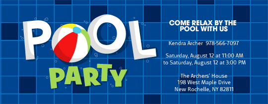 free pool party bbqs beach 4th of july invitations evite com free pool party invitations for kids